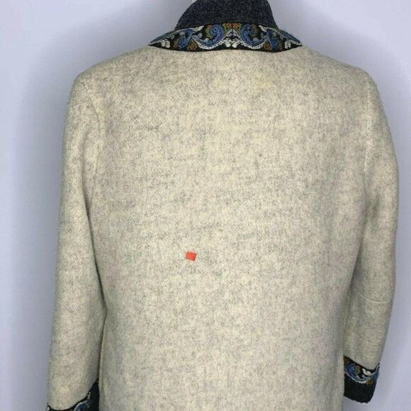 Vintage 50s Evebofoss Firda Wool Jacket S Grey - Picture 7 of 9